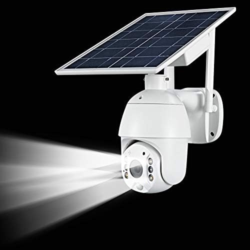 100% Wire-Free Wireless Rechargeable Battery Solar Powered Outdoor 1080P Pan Tilt WiFi Security Camera PIR Motion Recording Two-Way Audio IP65 Weatherproof Night Vision Built-in SD Slot AT-S600