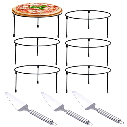 Uppcasir Pizza Stand, Pizza Rack for Table, 8 Inch Width,Pizza Tray ...