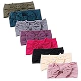 Baby Nylon Elastic Knotted Headbands Baby Head Wraps Baby Bling Bows (AM05)