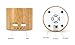 150ml Aromatherapy Essential Oil Diffuser,Ultrasonic Aroma Humidifier (Up to 8H Use, Mist Control, Waterless Auto Shut-Off, 4 Timer Settings, 7 Color LED Lights) by Wasserstein (Bamboo)
