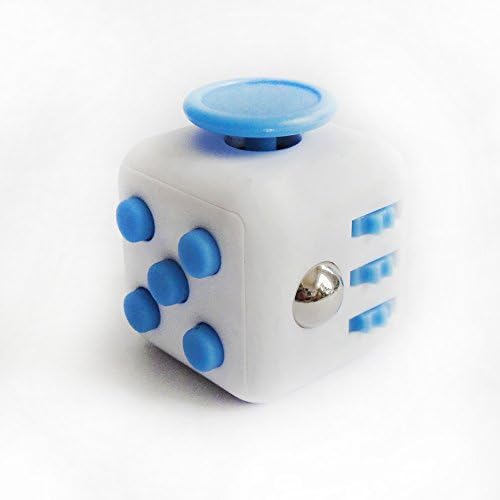 Cattle Fidget Cube Relieves Stress And Anxiety for Children and Adults (blue 8, 5x5x5)
