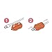 Cable chompers Cable Biters Cable chewers Cable bite Prime Lightning Cable Accessory for iPhones (Panda)