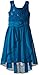 Speechless Girls' Glitter Lace/Chiffon High Low Dress