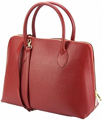 Ann Tarry Saffiano Leather Satchel Handbag Crossbody Made in Italy