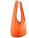 BTP! Thai Monk Buddha Cotton Sling Crossbody Messenger Bag Shlouder Purse Hippie Hobo Medium (Orange 16)