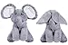 OMGOD Plush Toy peek-a-Boo Elephant, Hide-and-Seek Game Baby Animated Plush Elephant Doll Present - Gray