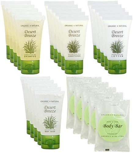 Desert Breeze | 1-Shoppe All-In-Kit | Hotel Size Amenities Set | Hotel/AirBnB/VRBO/Vacation Rental Soap Set | (75 pcs)