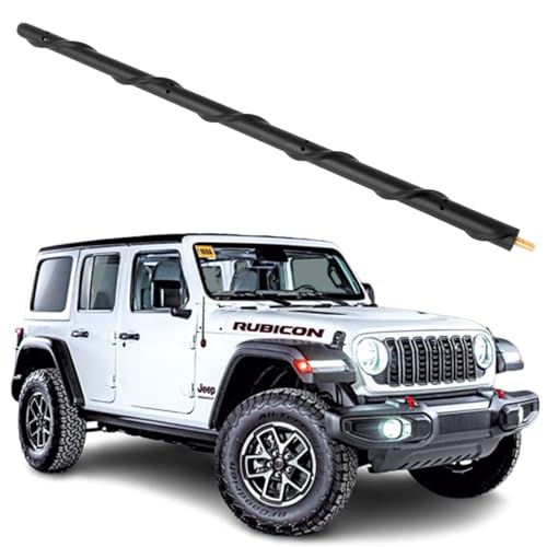 KSaAuto 13 Zoll Antenne für Jeep Wrangler Zubehör JK JL Unlimited Gladiator Zubehör JT, Kurzantenne Ersatz Jeep JKU JLU Sahara Rubicon Sport Willys 4xe Mojave H