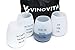 Silicone Wine Glasses (Set of 4) with Bag by Vinovita | Unbreakable Rubber Drinking Cups | Elegant with Cool Written Messages | Durable and BPA Free | Great for Outdoor Parties, Beach, Camping | 12 oz