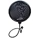 Auphonix Pop Filter for Mic - 6-inch Diameter, Dual Layered Microphone Pop Screen for Studio Recording, Podcasts and Streaming - MPF-1﻿