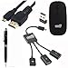 EEEKit 4i Items Cable Kit for Acer Aspire Switch 10,Micro USB Host OTG Cable,2.4G Wireless Optical Mouse,Micro HDMI to HDMI Cable and Stylus Pen