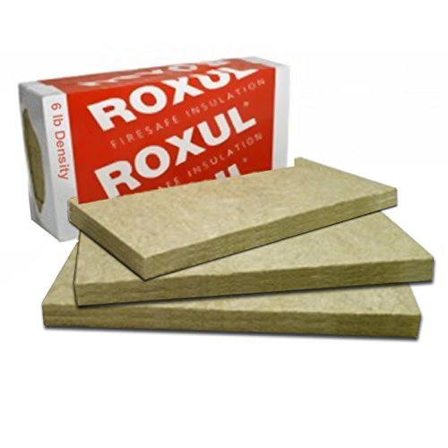 Rockwool Acoustic Mineral Wool Insulation 606lb 48"x24"x4" 3pcs