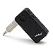 LENOGE Wireless Bluetooth 4.1 Receiver Audio Adapter for Car and Other Mobile Sound System 3.5mm Metal audio adapter with Button LED indicater Mini music stero system with Stereo Output and Hands free