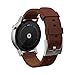 Motorola Moto 360 (2nd Gen.) - Mens 42mm, Silver with Cognac Leather