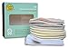 Organic Bamboo Nursing Pads (10 Pack) for Night Protection with Laundry Bag by Baby Zelis - Ultra Soft, Reusable, Heavy Leak-Proof, Washable 4 Layer Breast Pads.