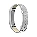 SWEES Genuine Leather Bands Compatible with Alta & Alta HR, Genuine Leather Band with Buckle Replacement Wristband Small & Large Women Men, Silver, Gold, Black, Brown, Pink, Grey