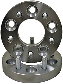 2" Chrysler/Dodge/Ford/Jeep/Kia/Lincoln/Mazda/Mercury/Mitsubishi/Plymouth/Toyota 5x4.5 (5x114.3) Bolt Pattern Billet Aluminum Wheel Spacers - 1 Pair