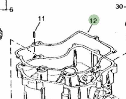 John Deere Original Equipment Gasket #M143232