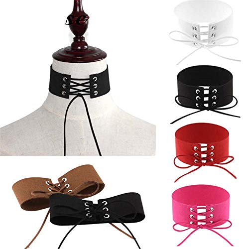 Women Sexy Punk Style Bound Velvet Necklace Slave BDSM Collar Bondage Restraints Fetsih Erotic Wear Sex Toy Product Green