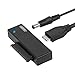 Unitek USB 3.0 to SATA III Hard Drive Adapter Converter Cable for 2.5 3.5 Inch HDD/SSD Hard Drive Disk and SATA Optical Drive with 12V/2A Power Adapter, Support UASP primary