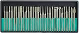 SE 8230DD40 30-Piece Set of Assorted Diamond Burrs, 400 Grit