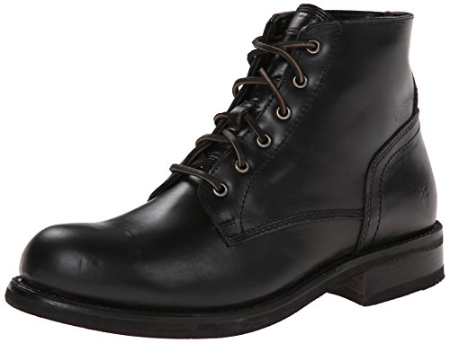FRYE Men's Sutton Mid Lace Combat Boot,Black,11.5 M US
