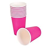Hot Pink Paper Cups 9oz (25 pc)