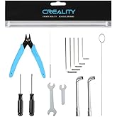 Creality Official 3D Printer Tool Kit, Clog Poke/Shear Pliers/Screwdriver/Wrench/Cleaning Needles/Tweezers, Maintenance Tool Kit for K1/K1C/K2 Plus/Ender 3/3 V2/Ender 3 V3 SE/KE, for All FDM Printers
