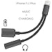 Betteck LYSB01NBAA4LQ-ELECTRNCS Lightning to 3.5 mm Audio Adapter, 2-in-1 Lightning Charger and 3.5 mm Earphones Jack Cable for Apple iPhone 7/7 Plus/6S/6/iPod/iPad