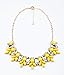 Alice & Abby Rhinestone Crystal Acrylic Resin Statement Fashion Necklace Green