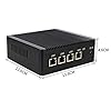 ANDAQI 4 Port, Fanless Firewall Micro Appliance/Mini PC, YC049, Intel Celeron Quad Core J1900, DDR3L 4GB RAM 64GB mSATA…