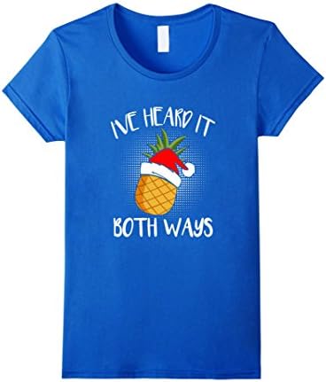 Womens I've Heard it Both Ways Pineapple Psych 2017 T-shirt XL Royal Blue