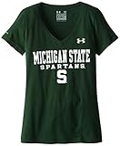NCAA Under Armour Women's Charged Cotton V-Neck Tee
