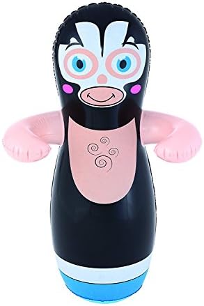 Built-in Sand Bop Bag Wrestler Inflatable Punching Bag Toy for Kids 3 Feet Tall Color RANDOM Pick (Black.Blue,or Red)