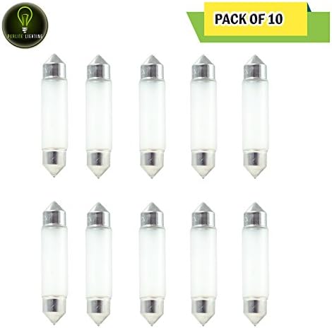 Perlite Lighitng (Pack of 5) FEX10F/24 10-Watt T3 1/4" Festoon Base 24-Volt Halogen Bulb