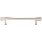 Top Knobs TK813BSN Serene Collection 5-1/16" Juliet Pull, Brushed Satin Nickel