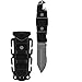 GEAR AID Buri Adventure Knife with Quick Release Sheath, Durable Stainless-Steel 3” Blade
