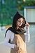 Unisex Winter Bomber Hats Knit Hooded Scarf Wrap Cap Hoodie Scarves Shawl Crochet Hat