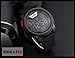 Men's Digital 50M Waterproof Electronic Unique Round Outdoor Sport Watch Sillicone Band Heavy Duty Army Military 24H Time LED Back Light 164FT Water Resistant Calendar Month Date Day - Black & Red