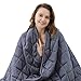 ZZZNEST Weighted Blanket Adult (16 lbs, 60''X80'', 7 Layers) Heavy Blanket for Improving Sleep, Soft Breathable Cotton Sleep Blanket with Glass Beads for 150-190 lbs, Individual