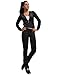 J. LOVNY Women's Active Casaul Velour Hoodie and Sweatpants Tracksuit Set