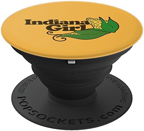 Indiana girl design corn humor Proud Indiana - PopSockets Grip and Stand for Phones and Tablets