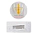Shintop 2 Pack Vitamin Pill Cutter, Medicine Tablet Cutter Pill Splitter with Stainless Steel Blade (Blue + Clear)
