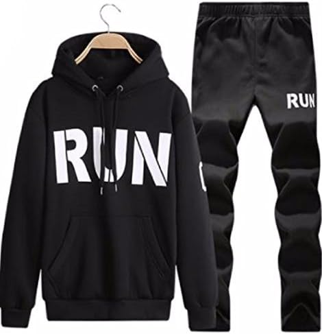 Wild Cats メンズ 上下セット セットアップ フード付き Run パーカー スウェット セット ジャージ エコバッグ付き 長袖 秋 冬 限定品 部屋着 ルームウエア