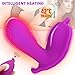 YEVIOR Wearable Leaf Vibrator Wireless Remote Control Dildo Clitoris and G-Spot Stimulator Panties Heating Vibrators 12 Speed Vibration Sex Toys for Women and Couples