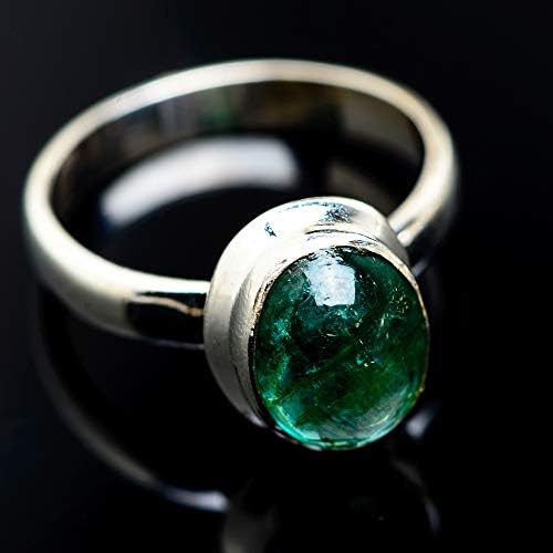 Ana Silver Co Emerald 925 Sterling Silver Ring Size 7 - Handmade Jewelry, Bohemian, Vintage RING974785