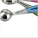 Magikuchen Stainless Steel Set of 5 Measuring Spoons - engraved US and Metric Sizes with Free Egg Separator perfectly used for Cooking and Baking!