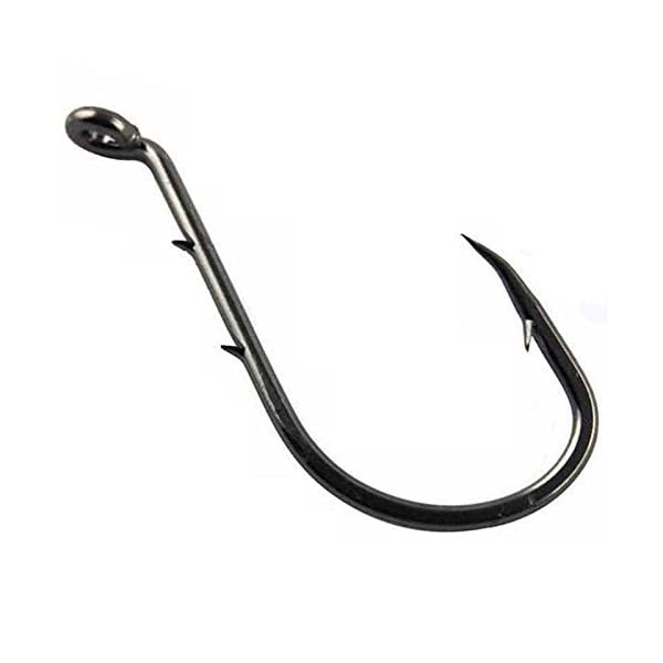 Carbon-Steel-Hooks-Extra-Sharp-Black-Barb-Fishhooks-11-Sizes