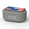 Radiowekker Wekker Digitaal voor Draadloze Oplader, Wekkerradio Digitale met Bluetooth, USB-oplader, Dimbaar LED Display…