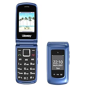 Uleway-Big-Button-Mobile-Phone-for-Elderly-Unlocked-Senior-Mobile-Phone-Easy-to-Use-Pay-as-You-Go-Flip-Phone-with-SOS-Emergency-Button-Loud-Speaker-24-177-Dual-Screen Uleway Unlocked Flip Phone Sim Free, Big Button Mobile Phone for Elderly Easy to Use Pay as You Go Basic Mobile Phone…